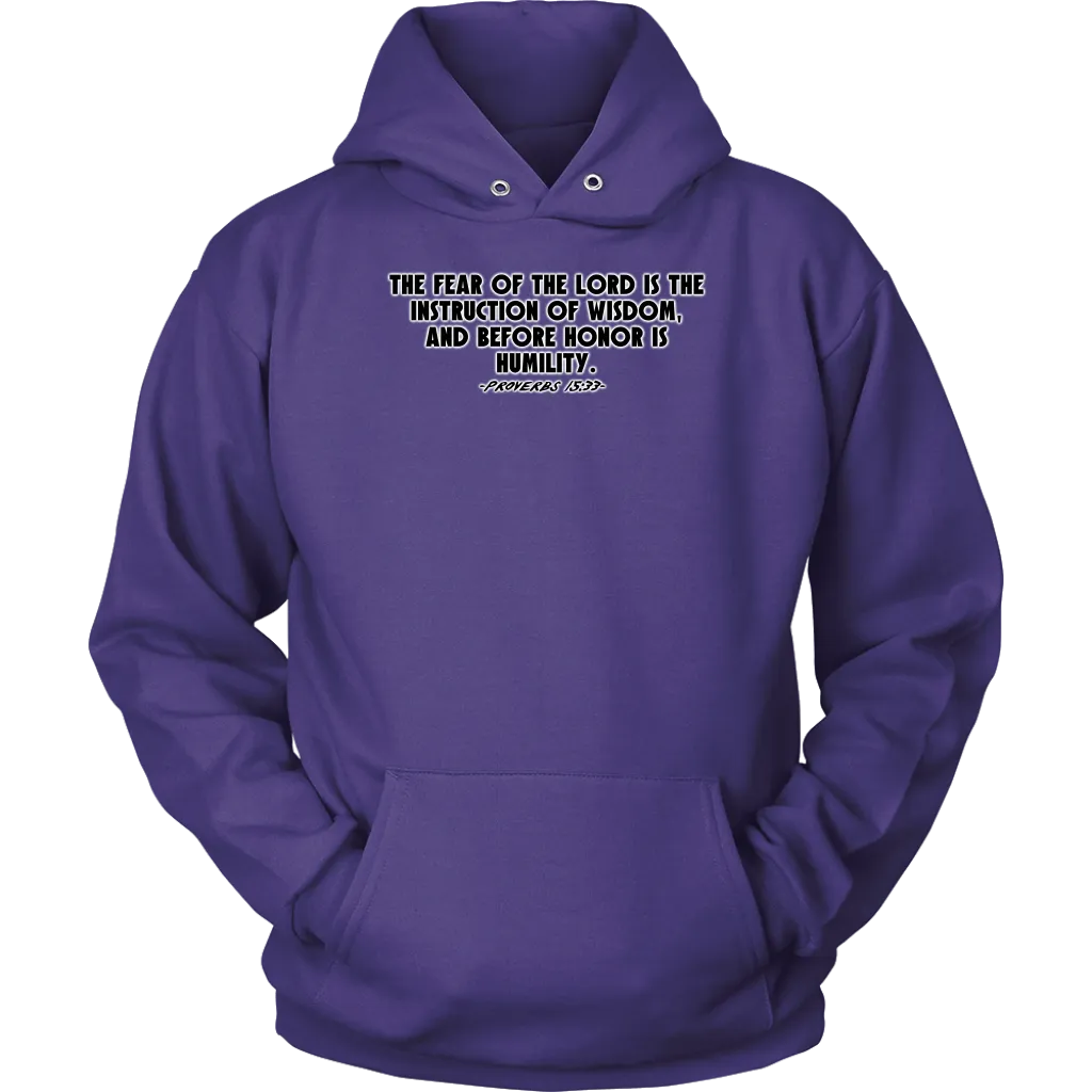Proverbs 15:33 Unisex Hoodie Part 1