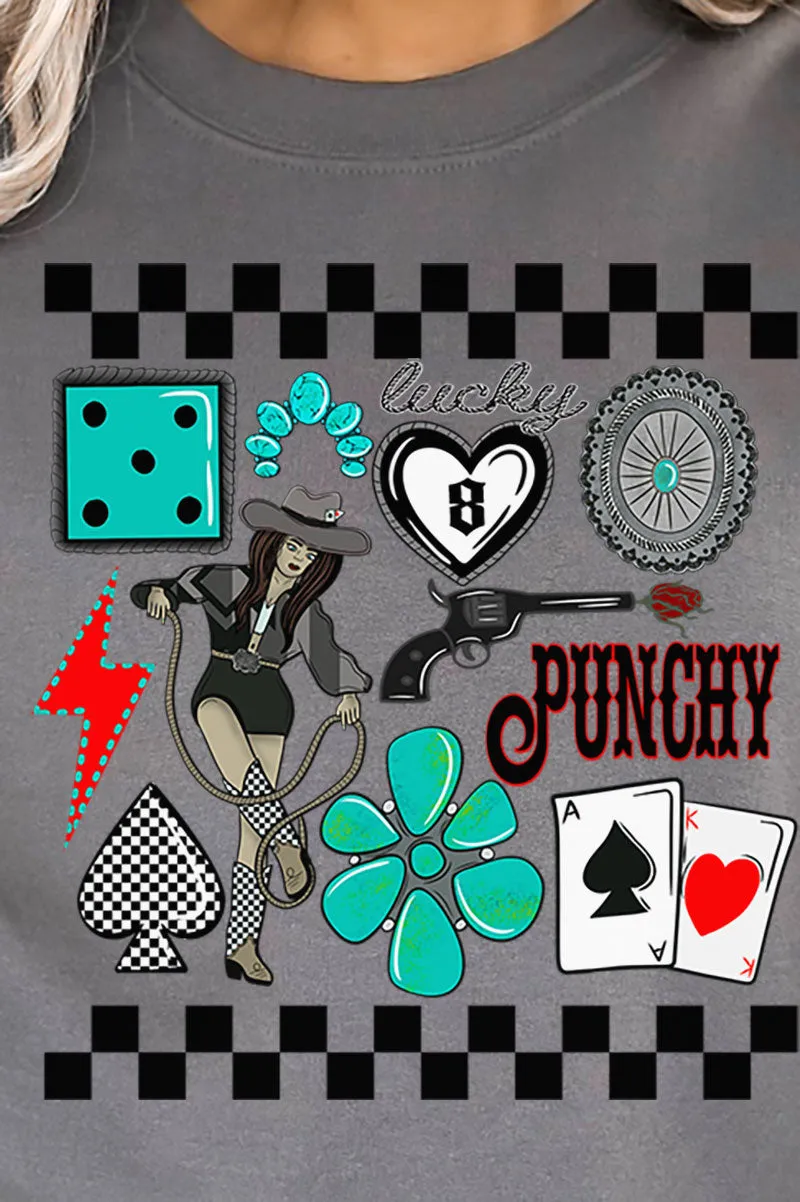 Punchy Cowgirl Unisex NuBlend Crew Sweatshirt