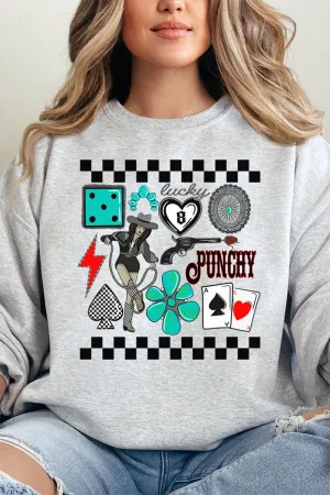 Punchy Cowgirl Unisex NuBlend Crew Sweatshirt