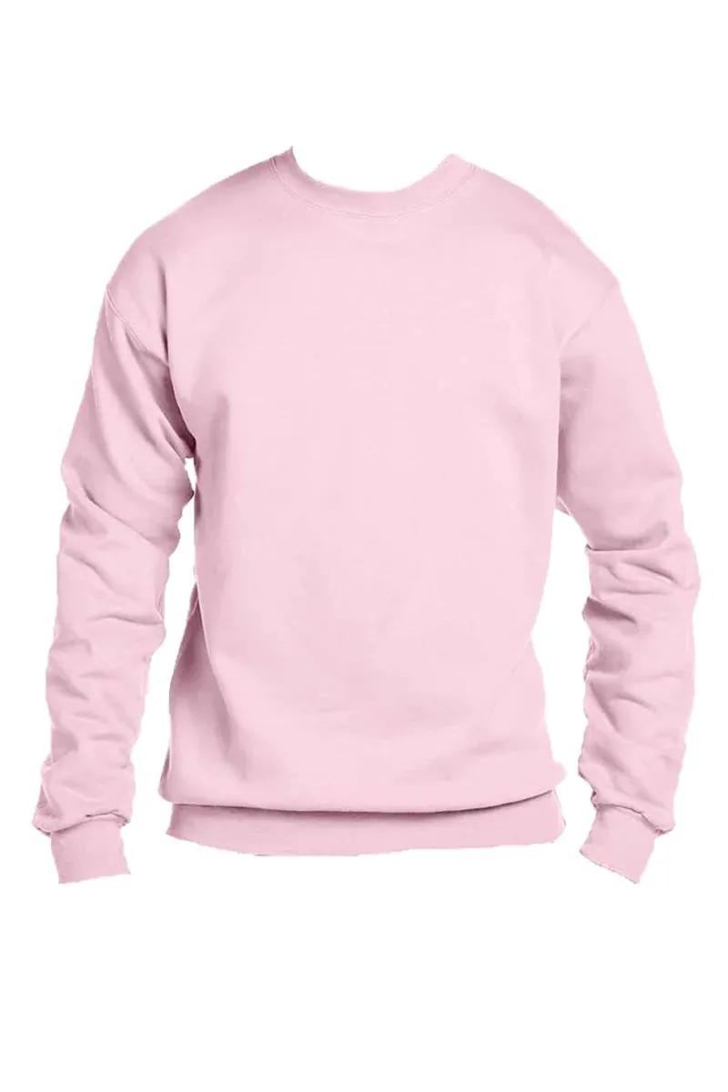 Script Leopard Softball Mama Ecosmart Crewneck Sweatshirt
