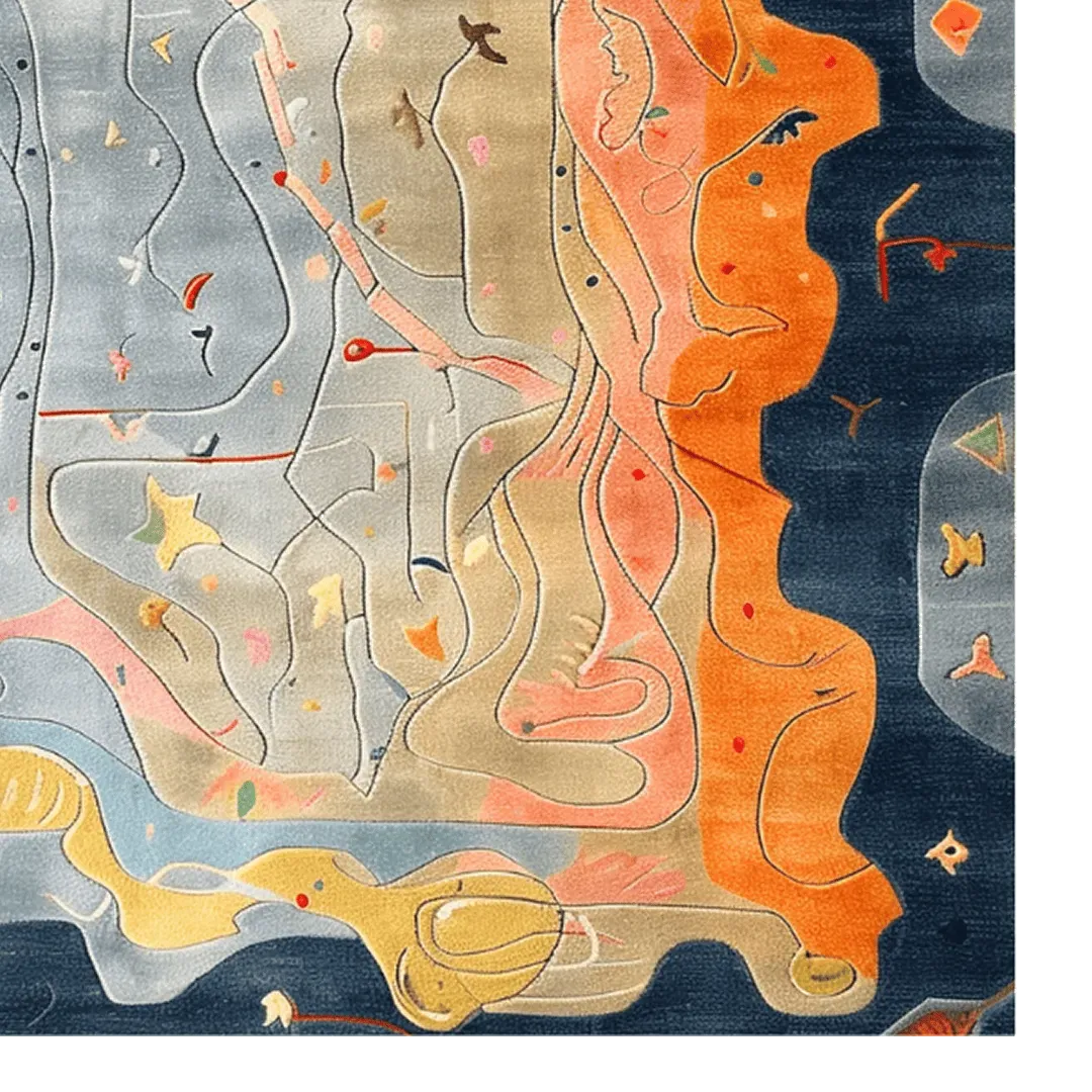 Serenity Waves Hand Tufted Rug