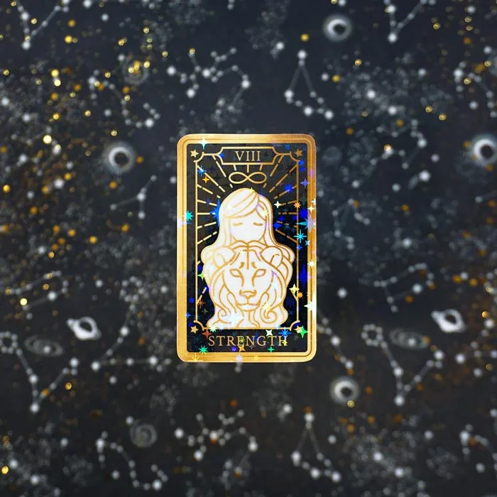Strength | Holographic Sticker