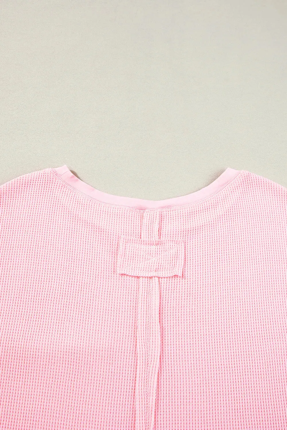 Stress Free Waffle-Knit Top and Shorts Set- 3 Colors (Pink, Black, Blue)