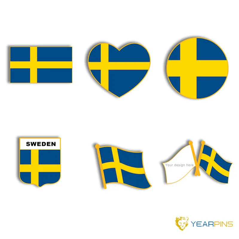 Sweden Flag Pin