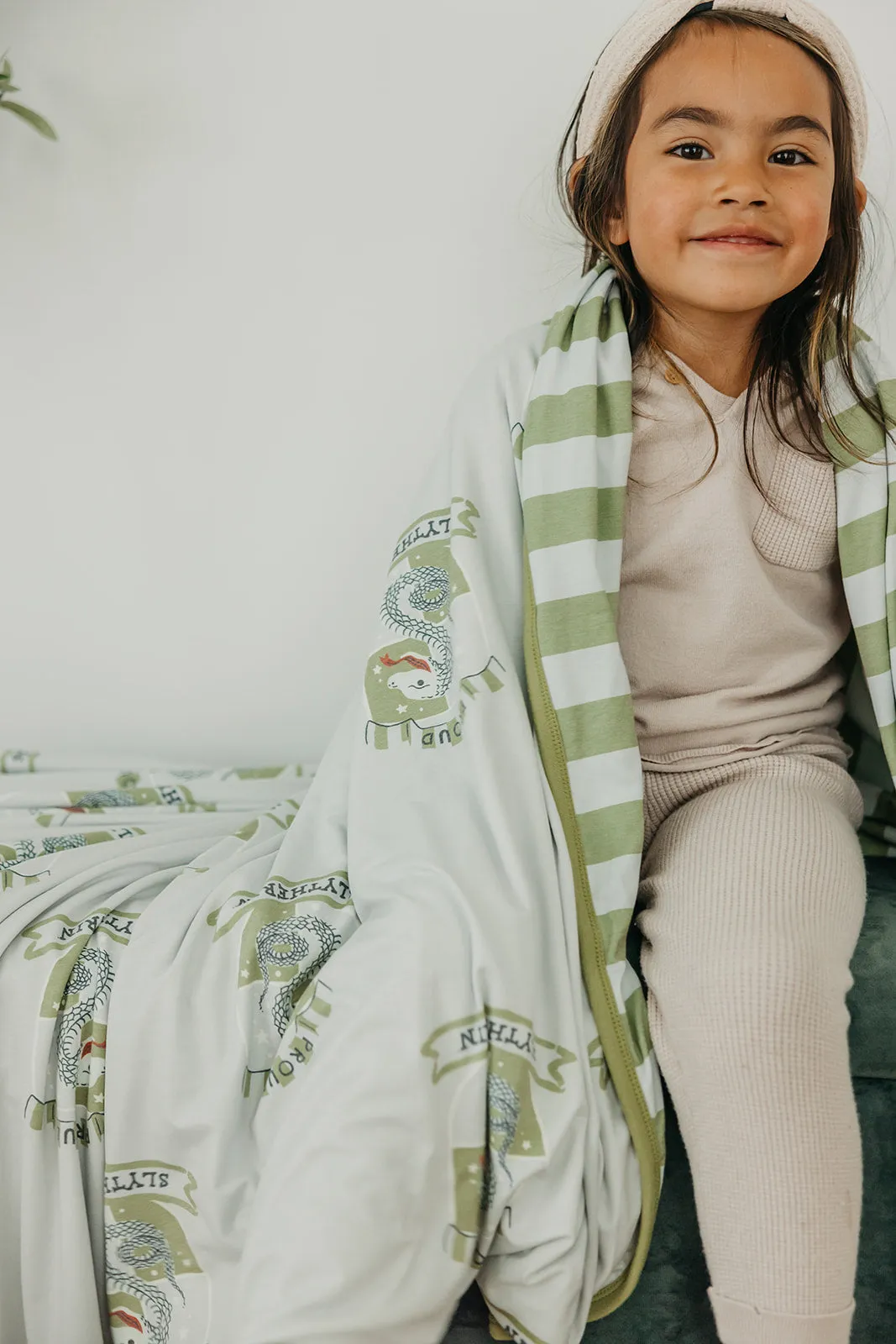 Three-Layer Jumbo Quilt - Slytherin™