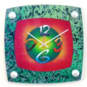 TV Jungle Wall Clock by David Scherer