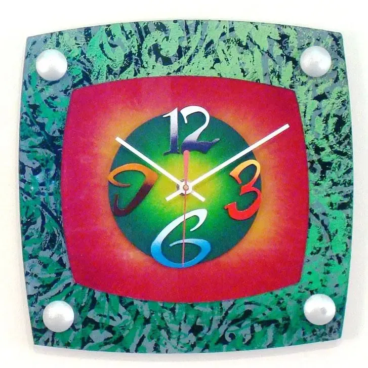 TV Jungle Wall Clock by David Scherer
