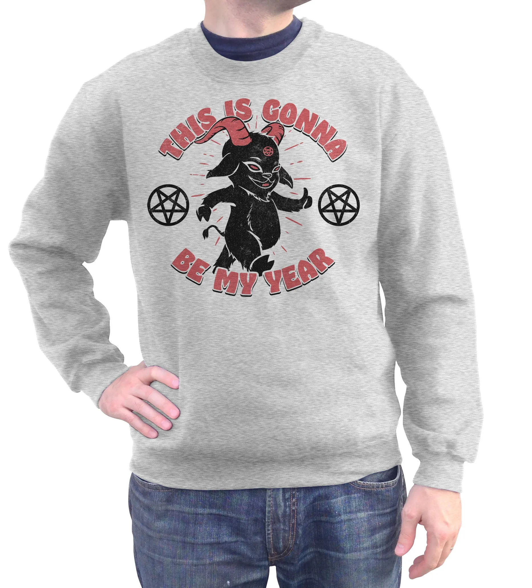 Unisex This is Gonna Be My Year Devil Sweatshirt
