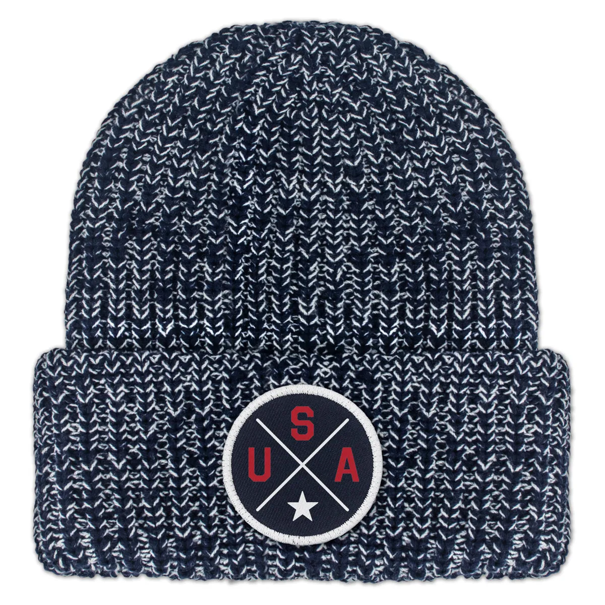 USA Circle Emblem Chunky Knit