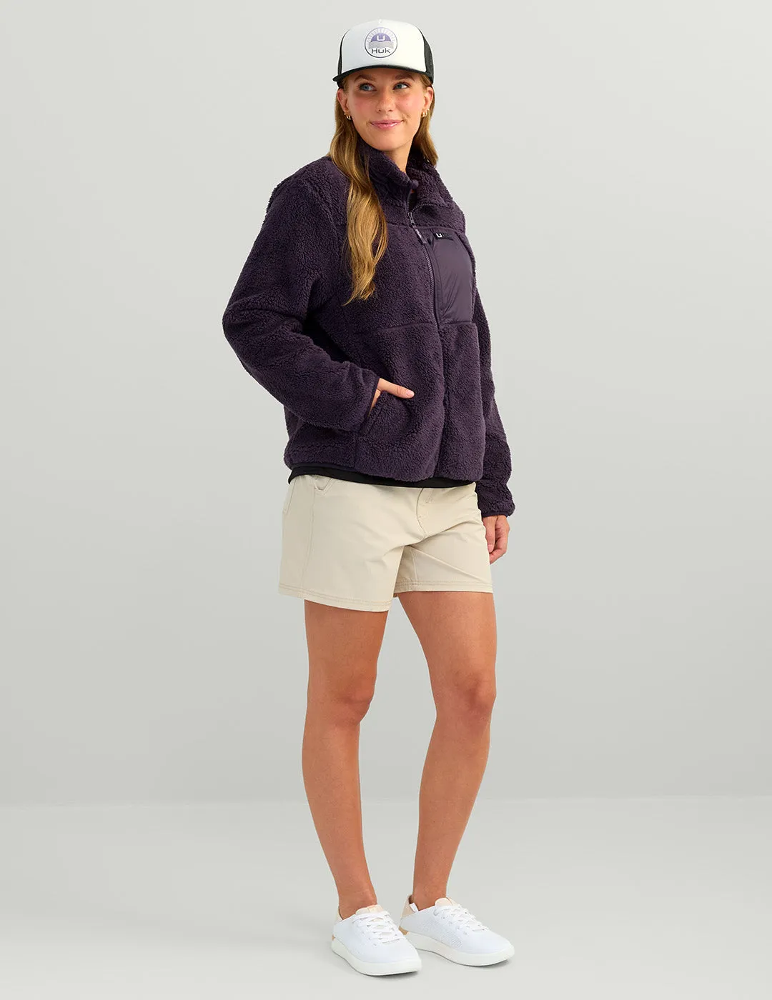 Womens Plush Fleece Jacket
