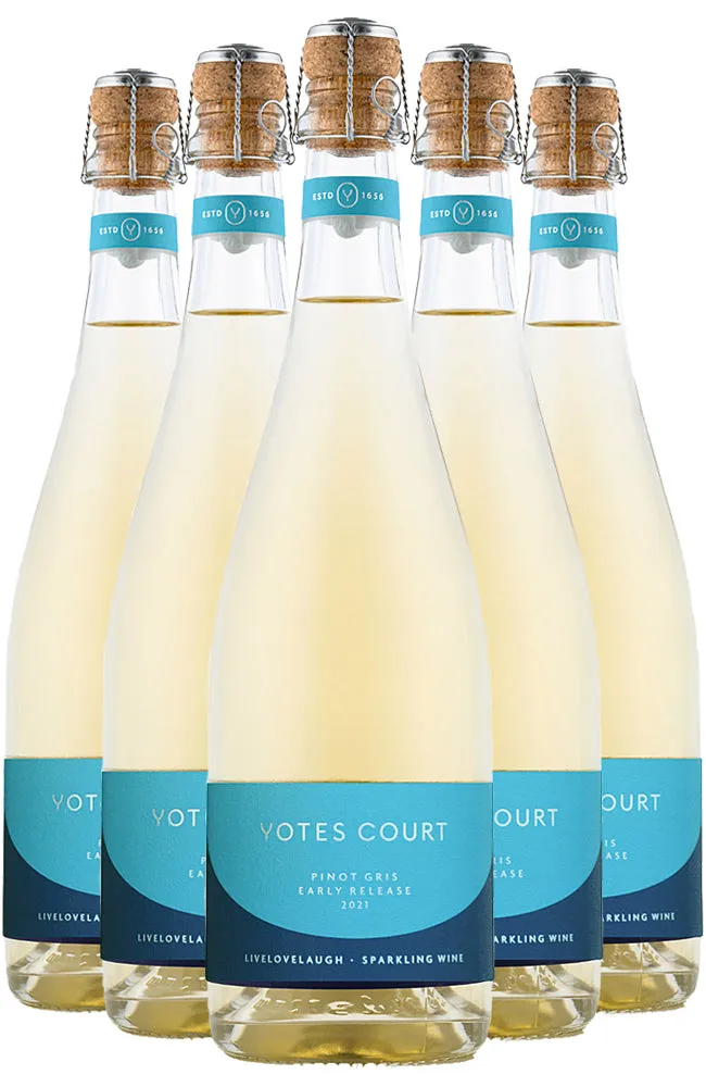 Yotes Court LiveLoveLaugh Sparkling Pinot Gris 2021
